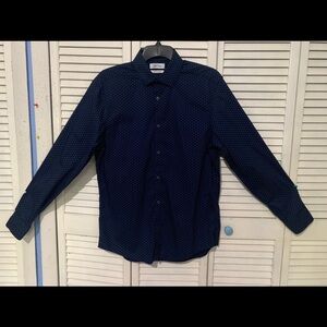 Calvin Klein Dark Blue Button Down Shirt